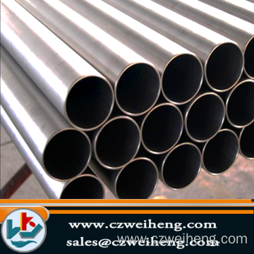 black round metal carbon ERW steel pipe